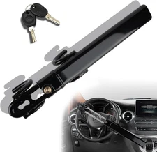 Heavy Duty Car Steering Wheel Lock Anti-Theft Security Device Universal +2 Keys