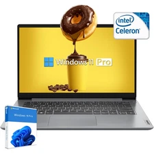 📍Lenovo Laptop Ideapad 1 14 in Intel Celeron 60Hz 4GB RAM UpTo 384GB Win11Pro