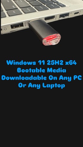 Windows 11 25H2 x64 supporto di avvio preinstallato prezzo ebay