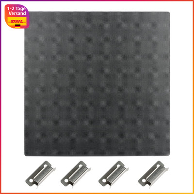 3D Drucker Glasplatte 310x310mm Verbesserte Druckbett mit 4 Clips für CR-10