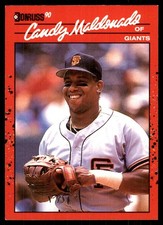 Candy Maldonado 1990 Donruss #611 Giants MLB READ FREE SHIPPING AutographDen