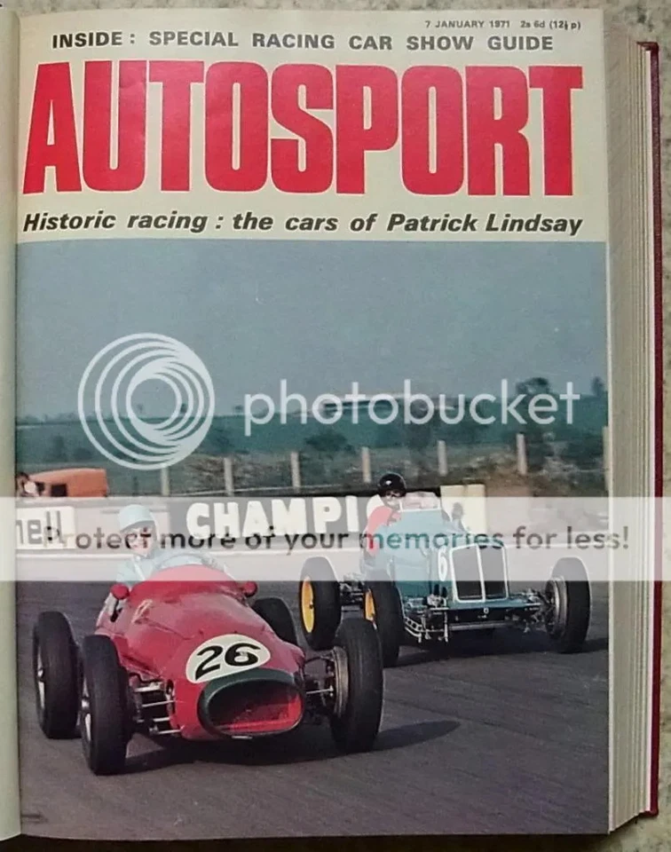 AUTOSPORT Jan To March 1971 BOUND Vol XLII 42 Motor Magazines Formula 1 Le Mans - Image 2 of 4