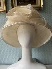 ladies wedding hats cream products for sale UK