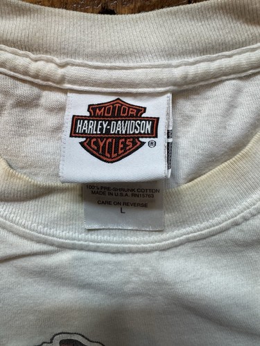 Vintage Harley Davidson T-Shirt Größe Large Central Maine Lobster Motorrad Bike - Bild 3 von 9