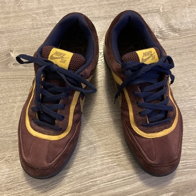 NIKE SB Zoom Air Abington Mens Size 9 Maroon Navy Gold 314068-671 2007 RARE