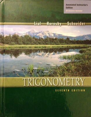 Trigonometry, 7th Edition, Annotated Instructor's Edition - hardcover Margar...