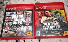 GTA Episodes Liberty City + Red Dead Redemption GOTY PS3 Greatest Hits Tested