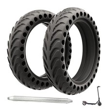 8.5x2 '' inch solid tires for electric scooters. This black 2PCS Honeycomb