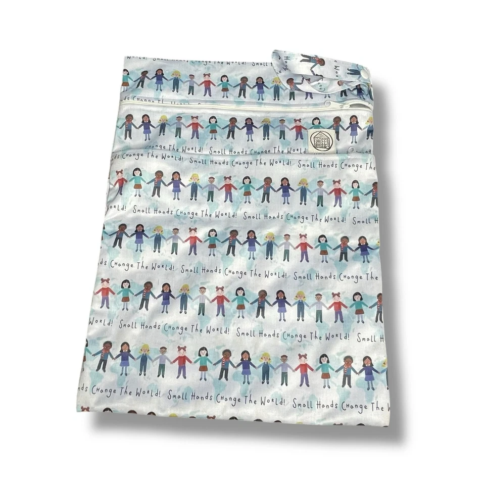 Stout дом влажная сумка подгузники прачечная купальный костюм мешок маленькие руки прогулочная коляска DBL молнии - Изображение 2 из 4