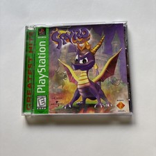 Spyro the Dragon (Sony PlayStation 1 PS1, 1998) Complete W/ Manual Broken Case B
