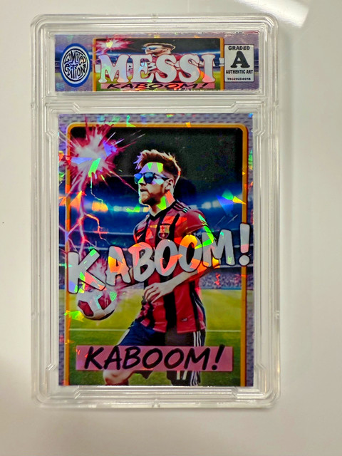 2025 Lionel Messi SP/99 Ice Art Refractor Soccer zxw1 rc