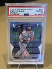 2023 Bowman - Chrome Prospects Spencer Jones #BCP-139 Mojo Refractor (RC)