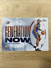 2025-26 Topps Basketball - Generation Now Thomas Sorber #GN-15 (RC) OKC THUNDER