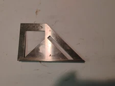 SHINWA COMBINATION SQUARE, STAINLESS STEEL, 45° & 90° MADE IN JAPAN