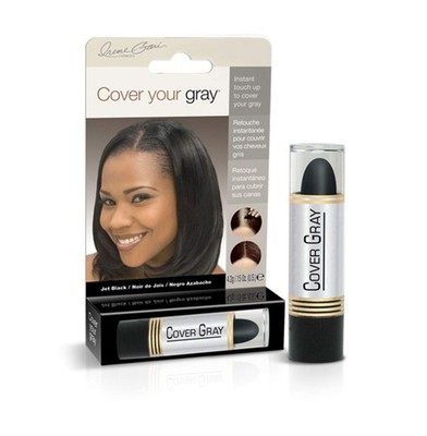 Cover Your Gray Hair Color Touch-Up Stick - 2 Count (Pack of 1), jet black 