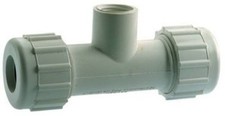 Homewerks 511-48-112-112-112B 1.5 in. PVC Compression Tee