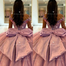 Detachable Bow for Girl's Quinceanera Dresses Sweet 15 16 Sparkling Big Bow