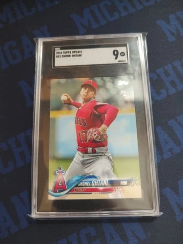 2018 Topps Update #US1 Shohei Ohtani RC Rookie SGC 9 MT MINT