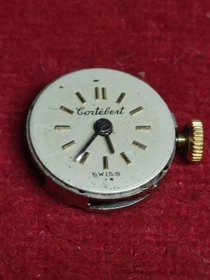Cortebert, small wrist watch movement for parts, 600