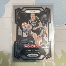Panini 2024 Prizm Monopoly WNBA Kate Martin Las Vegas Aces #40 Rookie
