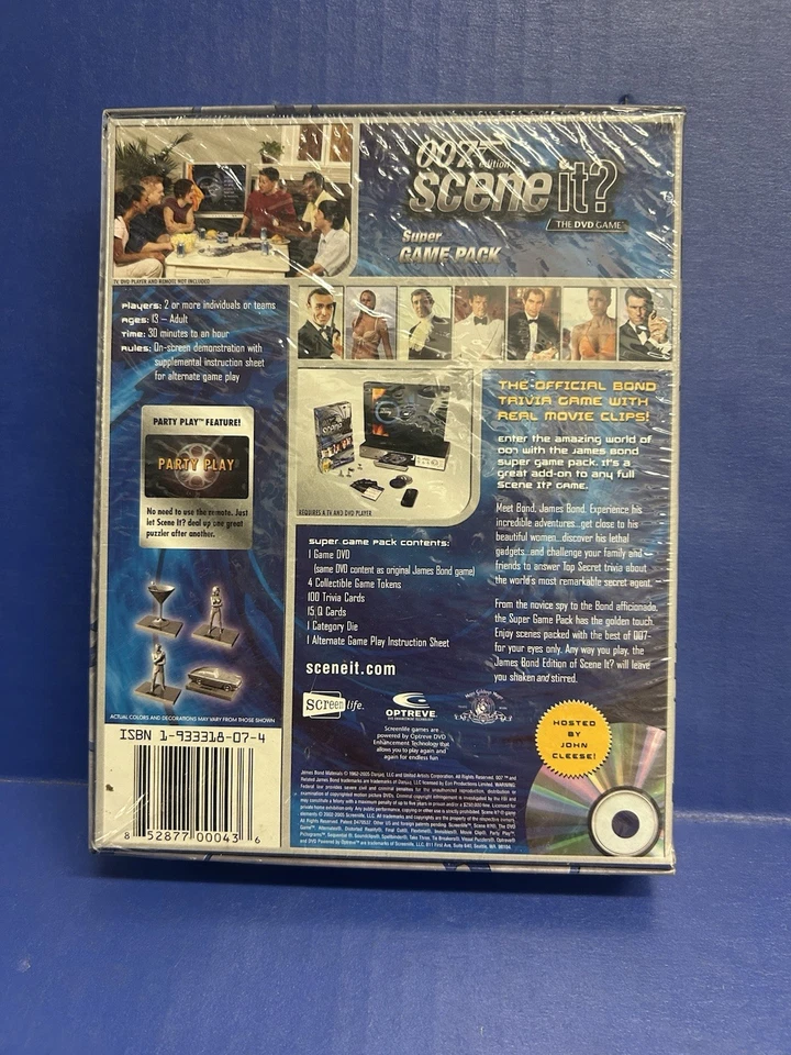 “Scene It? 007 Edition The DVD Game Game Pack; Sealed - Image 3 of 4