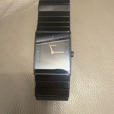 Rado DiaStar Quartz Analogue/Digital Black Ceramic Bracelet Watch 152.0488.3