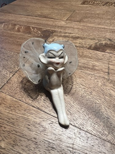 Vintage Sprite Fairy Pixie Mid-century Japan Tulle wing Rare Find!