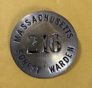 Massachusetts Forest Warden Badge