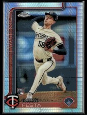 2025 Topps Chrome #156 David Festa Prism Refractors