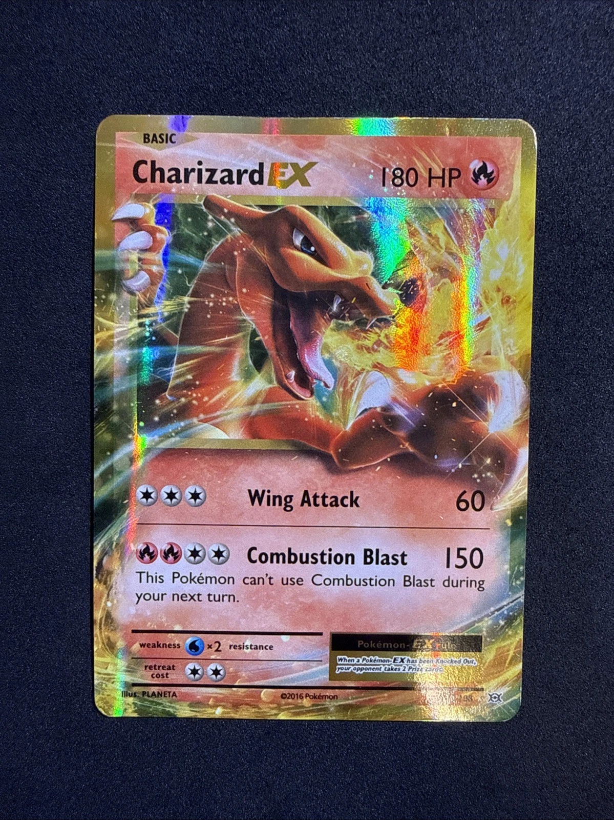 Charizard EX 12/108 Evolutions Holo