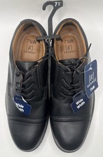 George Men's Branford Oxfords Casual Dress Shoe Cap Toe Size 7.5 W New Black
