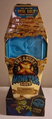 Treasure X Monster Gold Blue Coffin Action Figure W/13 Level Adventure Series 8