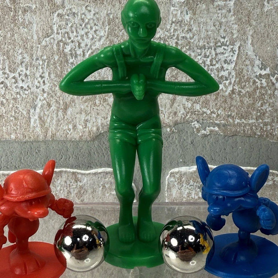 Vintage Mouse Trap Board Game 4 Mice 2 Marbles 1 Green Diver Replacement Parts - Image 3 of 4