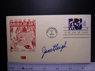 JANET LEIGH (1927 2004) (PSYCHO THE FOG) AUTOGRAPH 1964 FDC