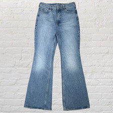 Old Navy Higher High-Rise Flare Jeans Size 6 Secret Smooth 27x30 Hippie Boho Y2K