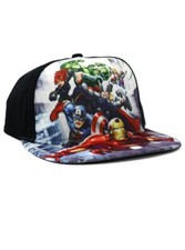 Avengers Adjustable Hat Youth Size Marvel Comics Universe Iron Man Thor New