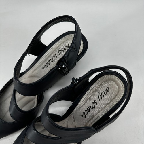 Easy Street Venue 31-5470 Pump Heel Black Women's Size 5 M Side Zipper - Picture 4 of 10