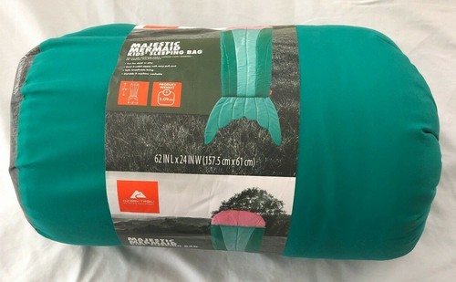 Ozark Trail, Mermaid Tail Kids' Sleeping Bag, 62" x 24". New in Bag Never Used - Picture 6 of 8