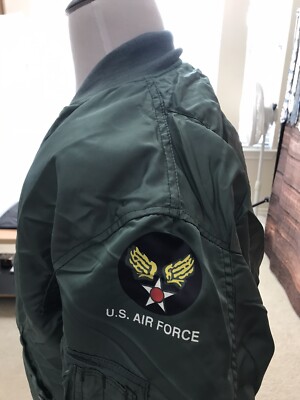 GENUINE USAF INTERMIDIATE COLD VINTAGE MA1 US MADE BY GREENBRIER