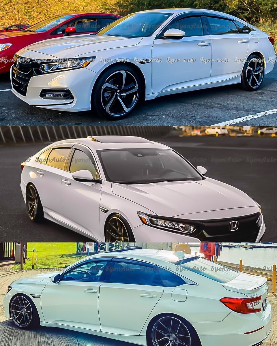 2013-2017 Accord IKON MOTORSPORTS In-Channel Window Visors - 2013-2017 Honda Accord Sedan Rain Guards - Foto 10