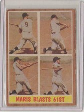 YOU PICK - 1962 Topps #170 - #325 Single Singles VINTAGE ROOKIE RC STAR HOF 712