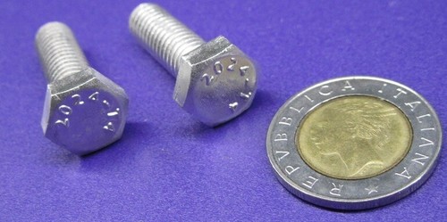Cap Screw Bolt, Full Thread, Aluminum, 5/16"-18 x 1.0" Length, 10 pc - Picture 9 of 12