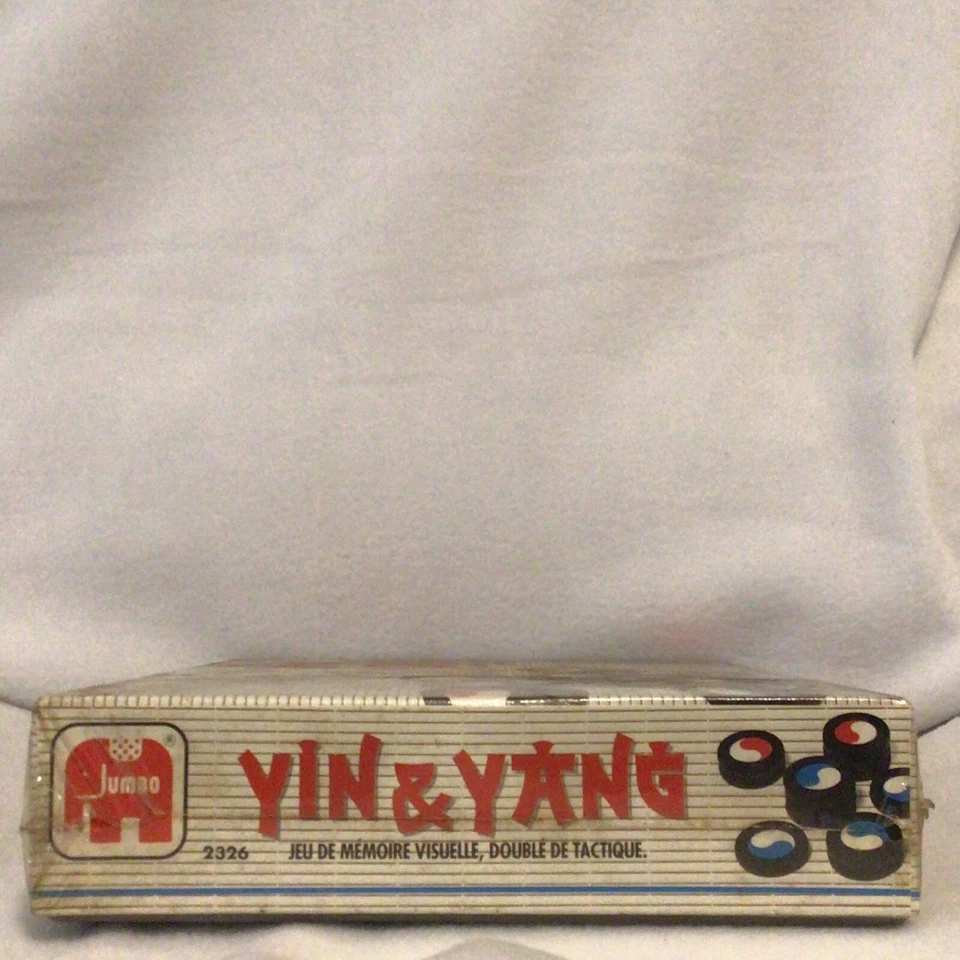 Vintage 1987 Jumbo Ying Yang Strategy Game Factory Sealed NOS French Version - Image 4 of 4