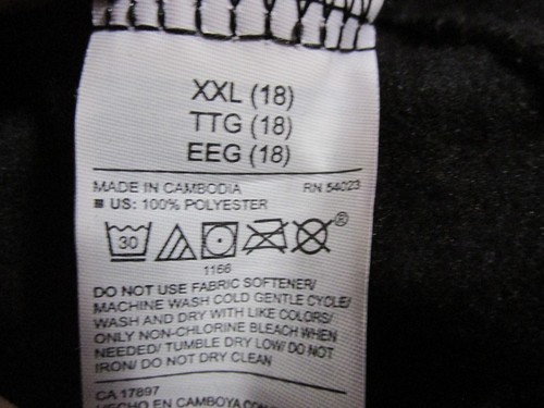 Old Navy Kids Youth Funnel Neck Microfleece Sweatshirt Black Size XXL (18) - Picture 5 of 8