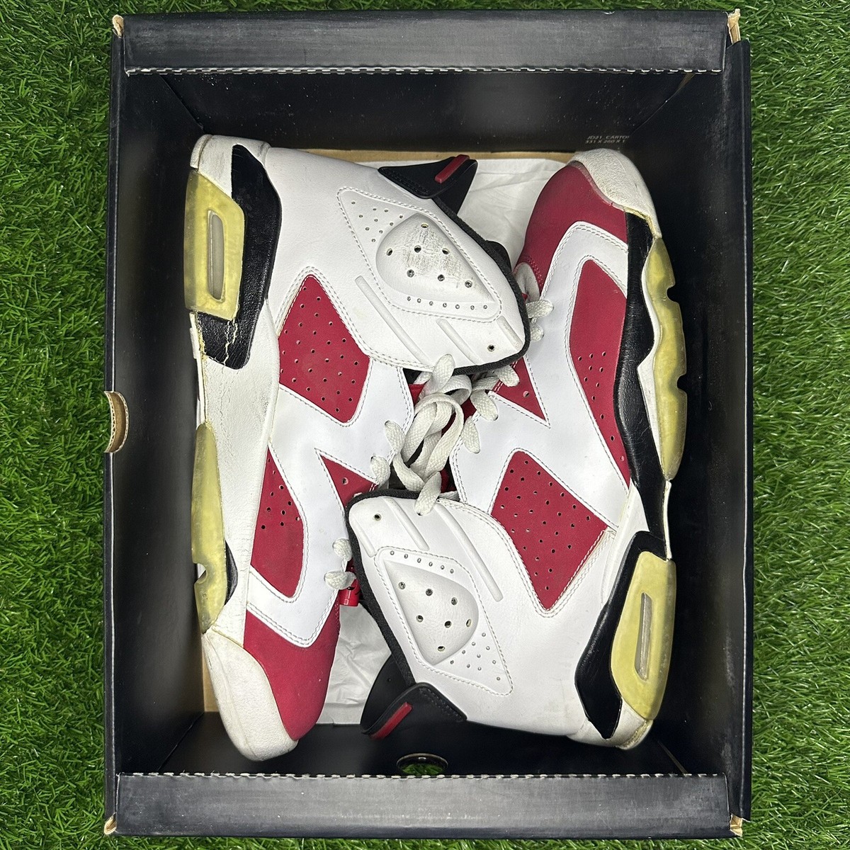 Air Jordan 6 RETRO GS aj6 カーマイン24cm Nike Air Jordan 6 GS 