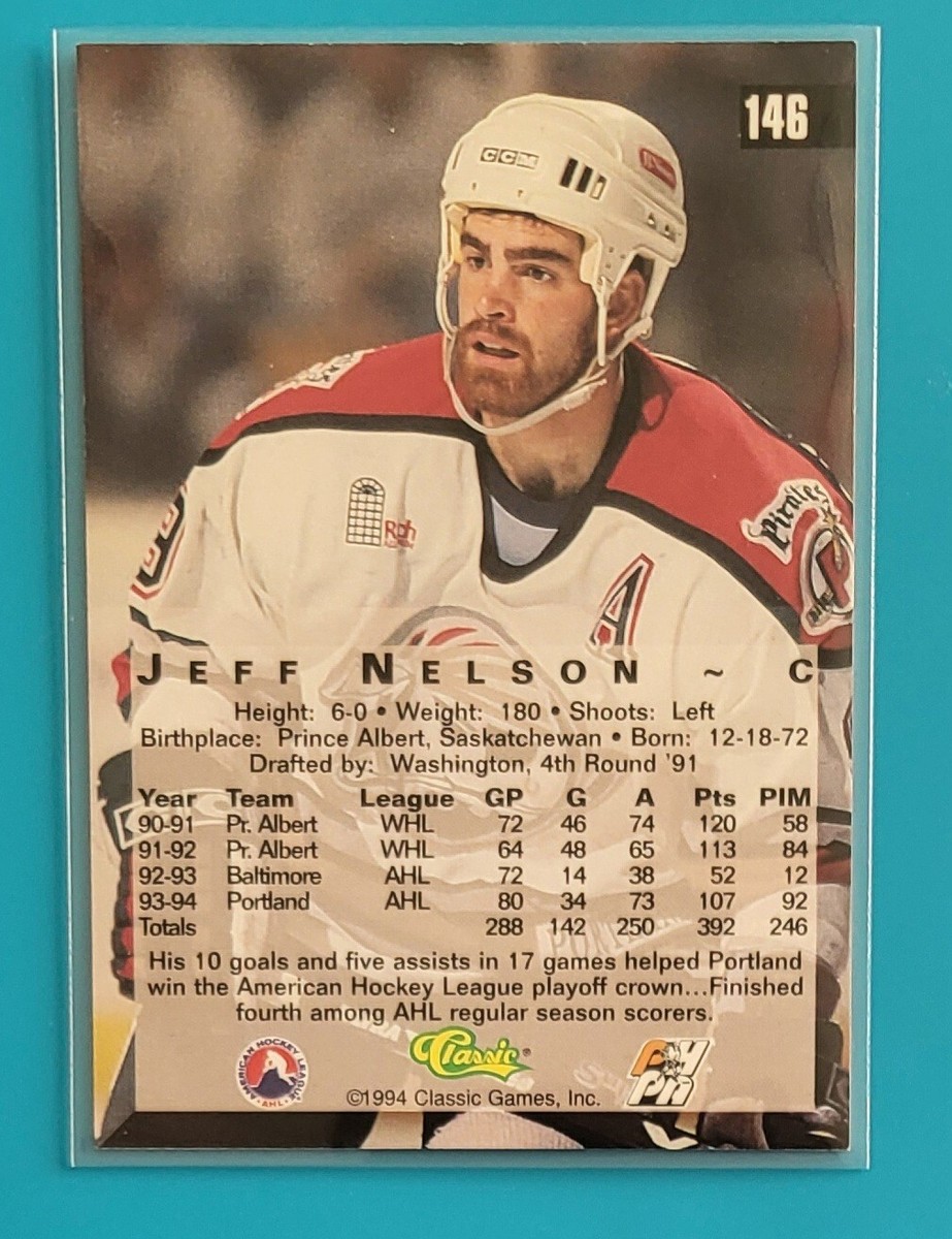 1994 Classic Four Sport #146 Jeff Nelson Portland Pirates Hockey
