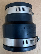 Fernco PVC Flexible Reducing Coupling With Stainless 1 1/2" x 2"