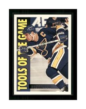 1994-95 Topps Premier Blues Hockey Card #417 Brett Hull HOF