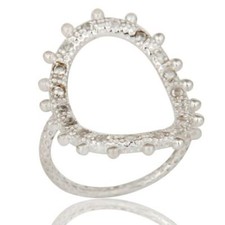 Blue Topaz Gemstone 925 Sterling Silver Split Shank Designer Ring Jewelry
