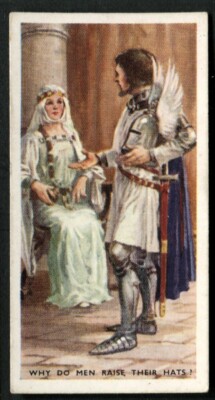 Tabakkarte, Carreras, DO YOU KNOW, 1939, Warum Männer ihre Hüte heben, #42